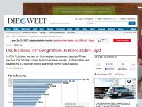 Bild zum Artikel: Blitzer-Tag: Deutschland vor der größten Temposünder-Jagd