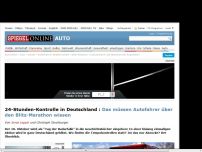 Bild zum Artikel: 24-Stunden-Kontrolle in Deutschland : Das müssen Autofahrer über den Blitz-Marathon wissen