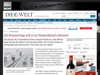 Bild zum Artikel: Wintereinbruch: Ab Donnerstag soll es in Deutschland schneien