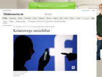 Bild zum Artikel: Kommentarkultur auf Facebook: Keineswegs unsichtbar