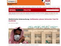 Bild zum Artikel: Medizinische Untersuchung: Golfstaaten planen Schwulen-Test für Ausländer
