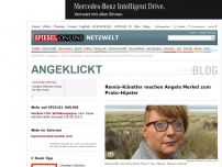 Bild zum Artikel: Angeklickt: Remix-Künstler machen Angela Merkel zum Protohipster