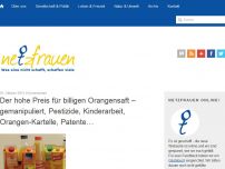 Bild zum Artikel: Der hohe Preis für billigen Orangensaft – gemanipuliert, Pestizide, Kinderarbeit, Orangen-Kartelle, Patente…