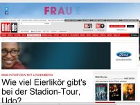 Bild zum Artikel: SMS-Interview - Wie viel Eierlikörgibt's auf Tour, Udo?