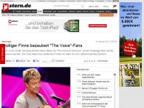Bild zum Artikel: Samu Haber: Drolliger Finne bezaubert 'The Voice'-Fans