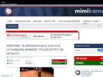 Bild zum Artikel: Kein Fake: 18-jähriger Kjeld Juhl aus Lütjenburg vermisst. Polizei bittet um Mithilfe!