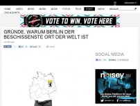 Bild zum Artikel: Gründe, warum Berlin der beschissenste Ort der Welt ist