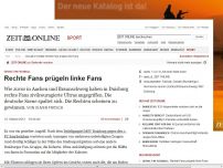 Bild zum Artikel: Gewalt im Fußball: 
			  Rechte Fans prügeln linke Fans