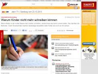 Bild zum Artikel: Miserabele Rechtschreibung: Warum Kinder nicht mehr schreiben können