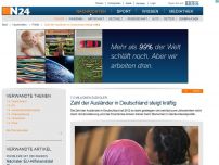 Bild zum Artikel: 7,2 Millionen Zuzügler - 
Zahl der Ausländer in Deutschland steigt kräftig
