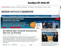 Bild zum Artikel: EU öffnet Gen-Technik-Konzernen das Tor zu Europa