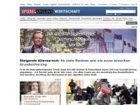 Bild zum Artikel: Steigende Altersarmut: So viele Rentner wie nie zuvor brauchen Grundsicherung