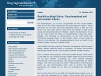 Bild zum Artikel: Flaschenpfand soll sich lohnen: Realität schlägt Satire