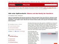 Bild zum Artikel: USA unter Späh-Verdacht: Obama und das Handy der Kanzlerin