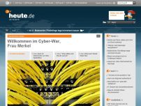 Bild zum Artikel: Willkommen im Cyber-War, Frau Merkel