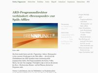 Bild zum Artikel: ARD-Programmdirektor verhindert »Brennpunkt« zur Späh-Affäre
