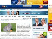 Bild zum Artikel: Junge misshandelt Kaninchen NRW: Aufruhr durch Tierquäler-Video