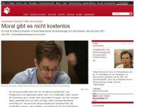 Bild zum Artikel: Kommentar Deutsche Politik und Snowden: Moral gibt es nicht kostenlos