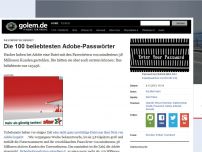 Bild zum Artikel: Passwortsicherheit: Die 100 beliebtesten Adobe-Passwörter