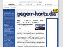 Bild zum Artikel: Hartz IV: BA will mehr und härter sanktionieren