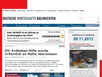 Bild zum Artikel: EU: Erdbeben-Hilfe wurde irrtümlich an Mafia überwiesen