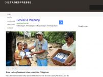 Bild zum Artikel: Erste Ladung Facebook-Likes erreicht die Philippinen