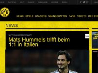 Bild zum Artikel: Mats Hummels trifft beim 1:1 in Italien