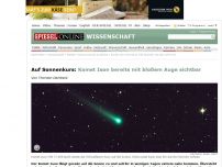 Bild zum Artikel: Auf Sonnenkurs: Komet Ison bereits mit bloßem Auge sichtbar 