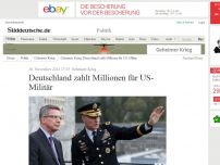 Bild zum Artikel: Geheimer Krieg: Deutschland zahlt Millionen für US-Militär