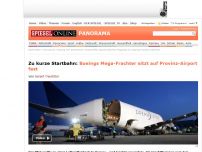 Bild zum Artikel: Zu kurze Startbahn: Boeings Mega-Frachter sitzt auf Provinz-Airport fest