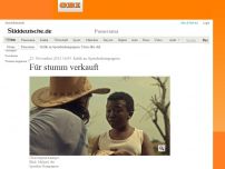 Bild zum Artikel: Kritik an Spendenkampagnen: Für stumm verkauft