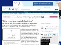 Bild zum Artikel: Selbstmord: 'Bitte verzeih mir. dein lieber Sohn'