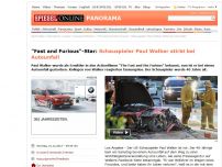 Bild zum Artikel: 'Fast and Furious'-Star: Schauspieler Paul Walker stirbt bei Autounfall