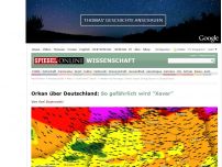 Bild zum Artikel: Orkan über Deutschland: So gefährlich wird 'Xaver'