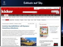 Bild zum Artikel: Arminia-Geschäftsführer will Dynamo-Ausschluss diskutieren