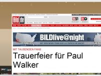 Bild zum Artikel: Mit tausenden Fans - Trauerfeier für Paul Walker