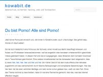 Bild zum Artikel: Du bist Porno! Alle sind Porno!