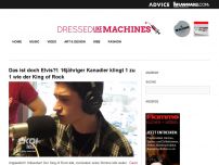 Bild zum Artikel: Das ist doch Elvis?!: 16jähriger Kanadier klingt 1 zu 1 wie der King of Rock