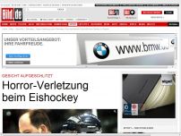 Bild zum Artikel: Gesicht aufgeschlitzt - Horror-Verletzung beim Eishockey