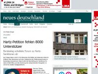 Bild zum Artikel: Hartz-Petition fehlen 8000 Unterstützer