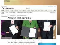 Bild zum Artikel: Koalitionsvertrag: Manifest des Schwindels