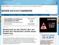 Bild zum Artikel: Minderheit regiert Deutschland: Absolute Macht mit nur 30 Prozent der Stimmen