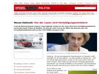 Bild zum Artikel: Neues Kabinett: Von der Leyen wird Verteidigungsministerin