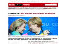 Bild zum Artikel: Neues Kabinett: Zwölf Aufsteiger, vier Umsteiger, drei Absteiger