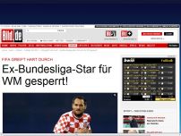 Bild zum Artikel: Fifa greift hart durch - Ex-Bundesliga-Star für WM gesperrt!