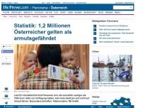 Bild zum Artikel: Statistik: 1,2 Millionen Österreicher gelten als armutsgefährdet
