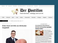 Bild zum Artikel: Betriebsweihnachtsfeier: Erster Arsch mit Hilfe von 3D-Drucker hergestellt