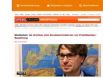 Bild zum Artikel: Studenten: So drücken sich Bundesministerien um Praktikanten-Bezahlung