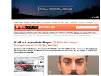 Bild zum Artikel: Urteil zu Lostprophets-Sänger: 35 Jahre Haft wegen Kindesmissbrauchs für Ian Watkins