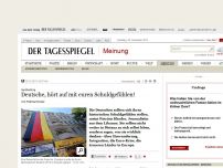 Bild zum Artikel: Hört auf mit euren Schuldgefühlen!